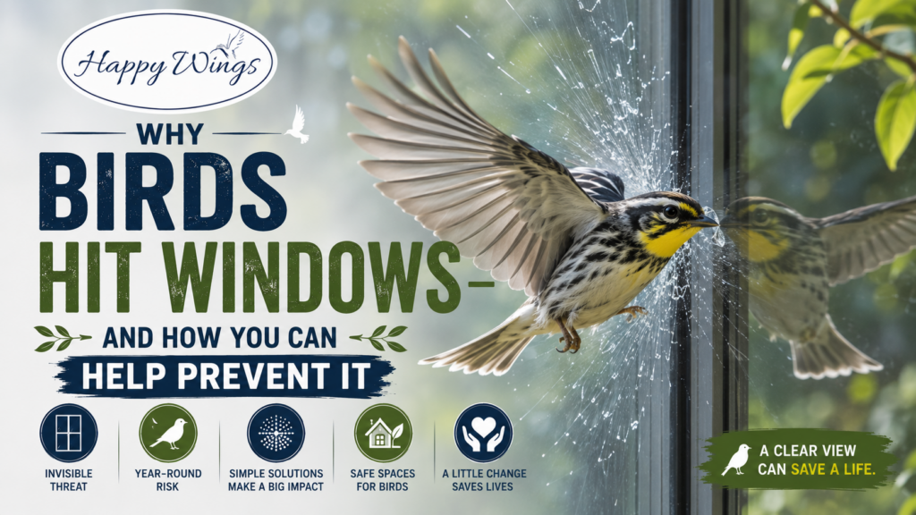 birds hit windows